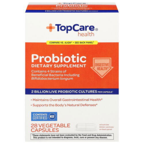 TopCare Probiotic, Vegetable Capsules