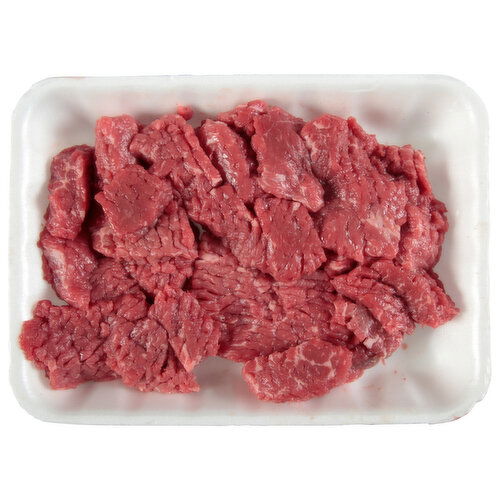 Super 1 Stew Meat Beef, Boneless, Tenderized