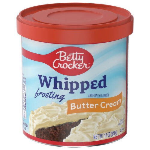 Betty Crocker Whipped Butter Cream Frosting - 12 Ounce