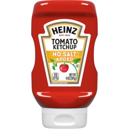 Heinz No Salt Added Tomato Ketchup