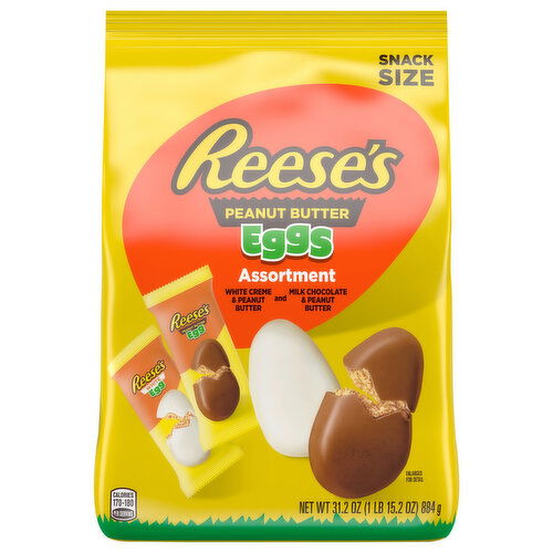 Reese's Eggs Assortment, Peanut Butter, Snack Size