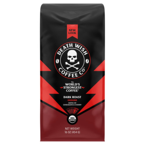 Death Wish Coffee Co Coffee, Ground, Dark Roast