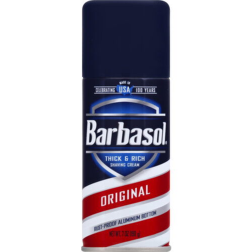 Barbasol Shaving Cream, Thick & Rich, Original