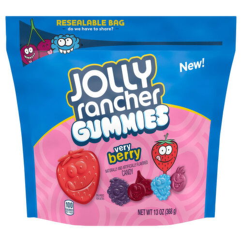 Jolly Rancher Candy, Very Berry, Gummies