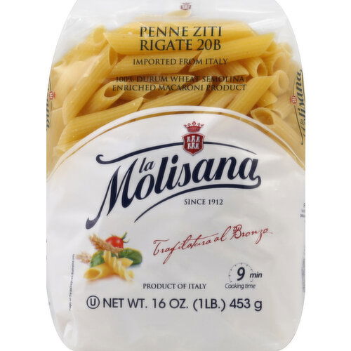 La Molisana Penne Ziti Rigate, 20B