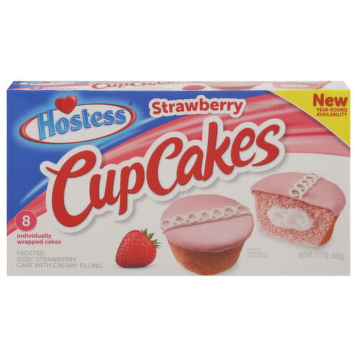 Hostess Cup Cakes, Strawberry