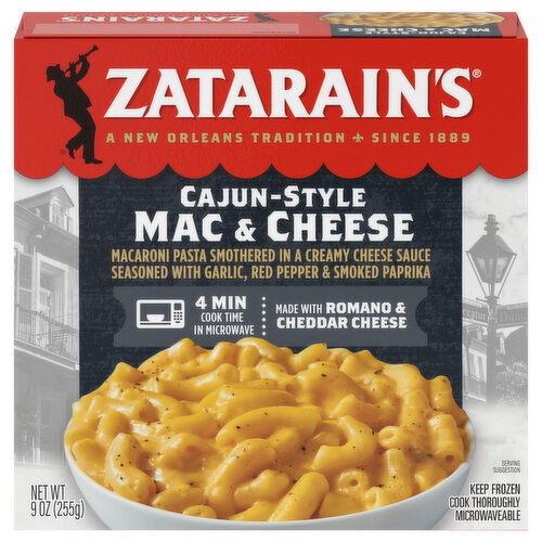 Zatarain's Frozen Mac & Cheese Bowl - 9 Ounce