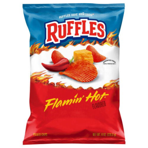 Ruffles Potato Chips, Flamin' Hot Flavored