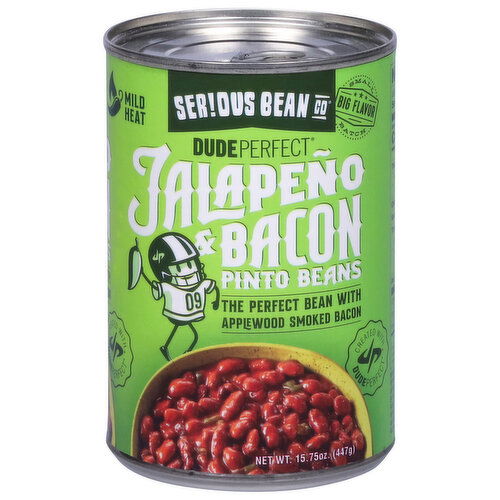 Serious Bean Co Pinto Beans, Jalapeno Bacon