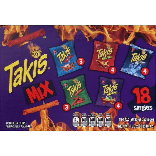 Takis Tortilla Chips, Mix