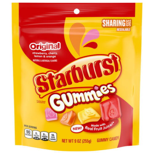 Starburst Gummy Candy, Original, Sharing Size