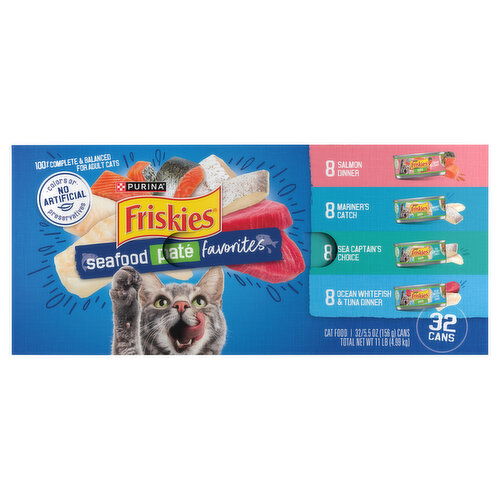 Friskies Cat Food Seafood Pate Favorites Brookshire s