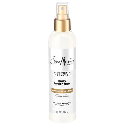 Shea Moisture Daily Hydration 100% Virgin Coconut Oil Leave-in Treatment - 8 Fluid Ounce