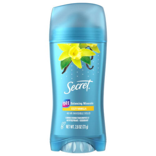 Secret Antiperspirant, Vanilla, Invisible Solid