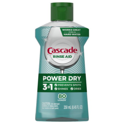 Cascade Rinse Aid, Power Dry