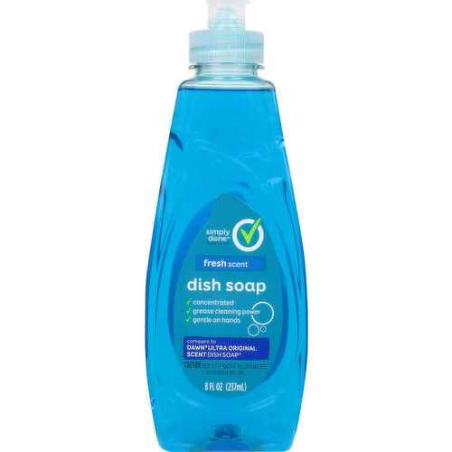 Simply Done Dish Soap, Fresh Scent