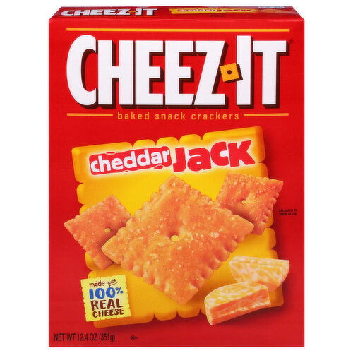 Cheez-It Baked Snack Crackers, Cheddar Jack