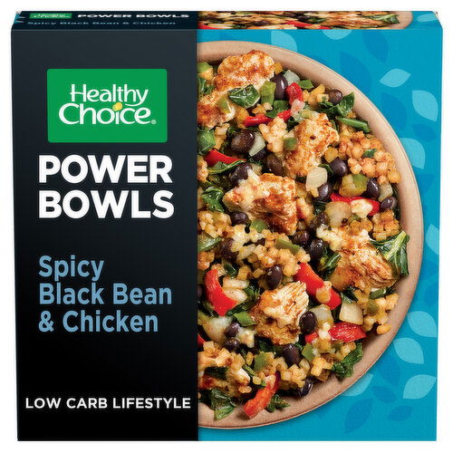 Healthy Choice Power Bowls Spicy Black Beans, Chicken & Riced Cauliflower Frozen Meal