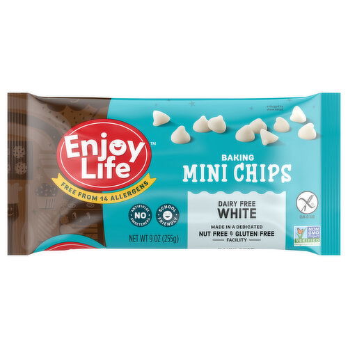 Enjoy Life Baking Chips, White, Mini