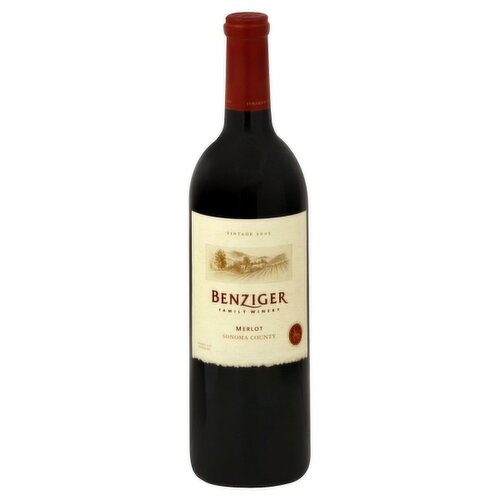 Benziger Merlot, Sonoma County, Vintage 2005