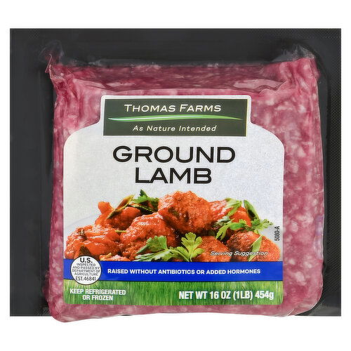 Thomas Farms Lamb, Ground