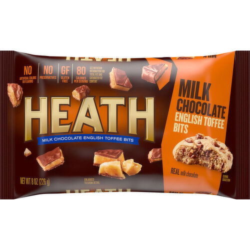 Heath English Toffee Bits, Milk Chocolate