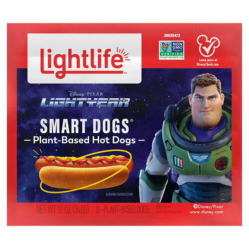 Lightlife Hot Dogs, Plant-Based, Lightyear