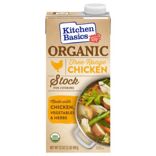 Kitchen Basics Stock, Organic, Free-Range Chicken