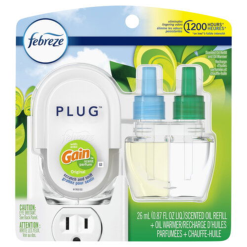 Febreze Scented Oil Refill and Oil Warmer, Original