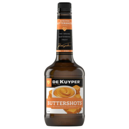 Dekuyper Buttershots Butterscotch Schnapps Liqueur, 750 ml    