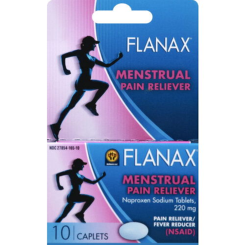 Flanax Menstrual Pain Reliever, Naproxen Sodium Tablets, 220 mg