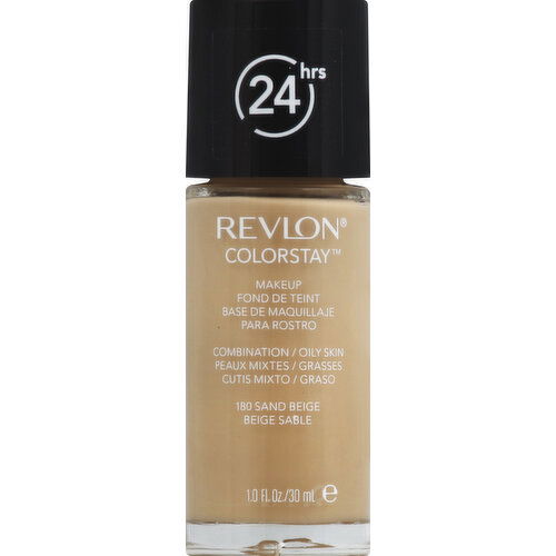 Revlon Makeup, Combination/Oily, Sand Beige 180, Broad Spectrum SPF 15