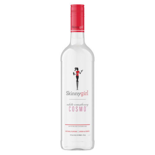 Skinnygirl White Cranberry Cosmopolitan Cocktail, 750 ml    