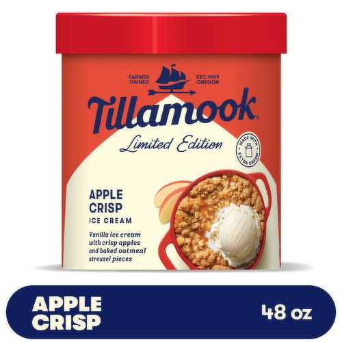 Tillamook Ice Cream, Apple Crisp