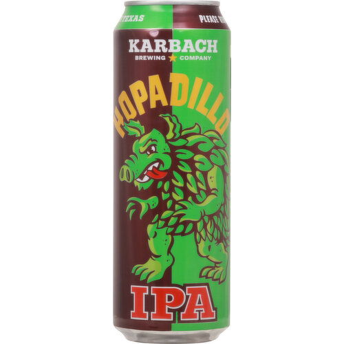 Karbach Brewing Company Beer, IPA, Hopadillo