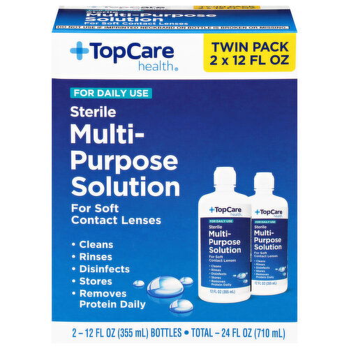 TopCare Multi-Purpose Solution, Sterile, Twin Pack