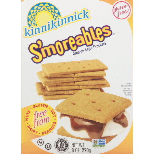 Kinnikinnick Crackers, S'moreables, Graham Style