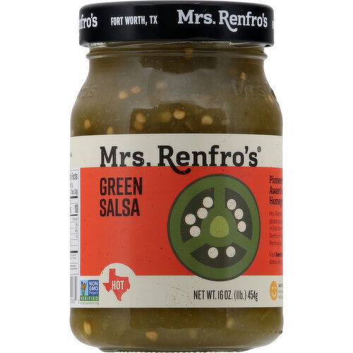 Mrs. Renfro's Salsa, Green, Hot