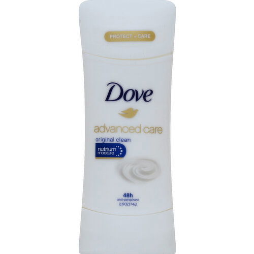 Dove Anti-Perspirant, Advanced Care, Original Clean