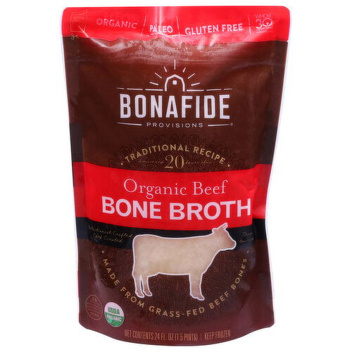 Bonafide Provisions Bone Broth, Organic, Beef