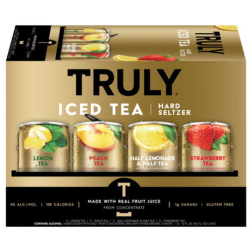 Truly Hard Seltzer, Iced Tea, Mix Pack