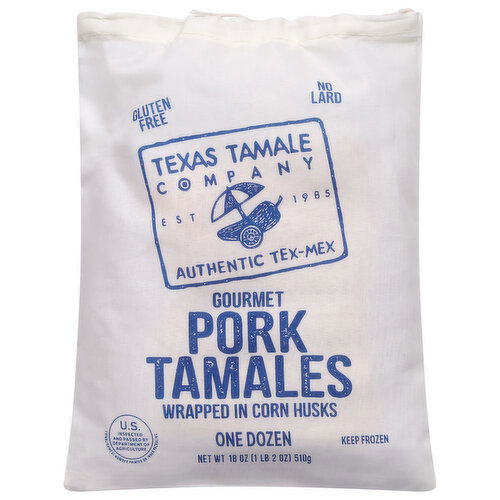 Texas Tamale Pork Tamales, Gourmet