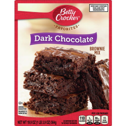 Betty Crocker Brownie Mix, Dark Chocolate