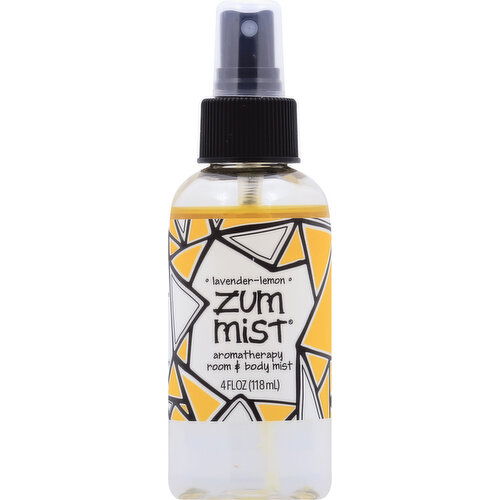 ZUM MIST Room & Body Mist, Aromatherapy, Lavender-Lemon