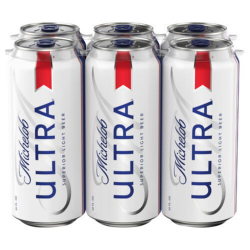 Michelob Ultra Beer, Superior Light, 6 Pack