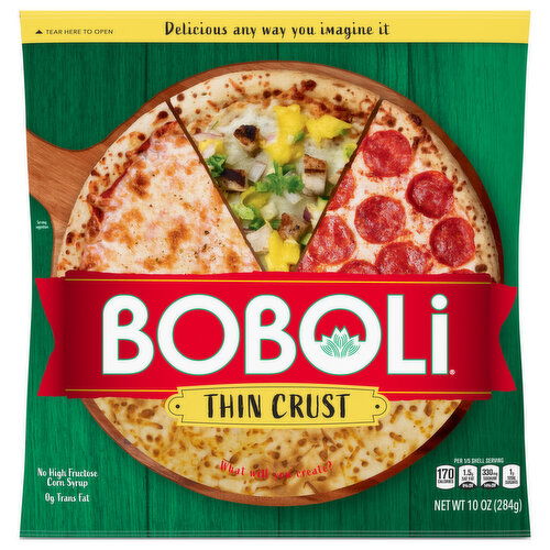 Boboli Pizza, Thin Crust