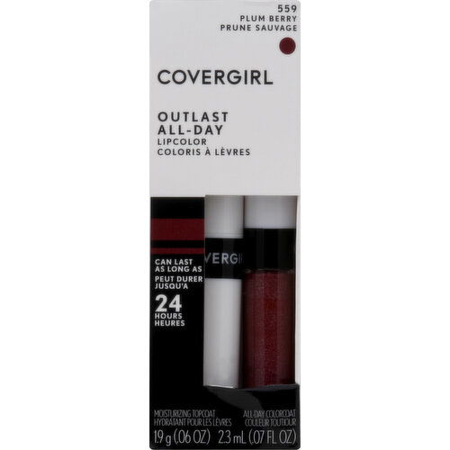 CoverGirl Lipcolor, All-Day, Plum Berry 559