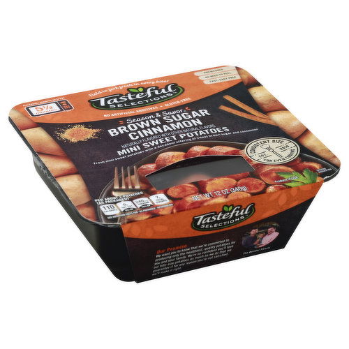 Tasteful Selections Sweet Potatoes, Mini, Brown Sugar Cinnamon