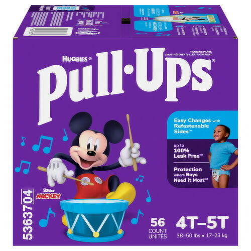 Pull-Ups Training Pants, Disney Junior Mickey, 4T-5T (38-50 lbs)