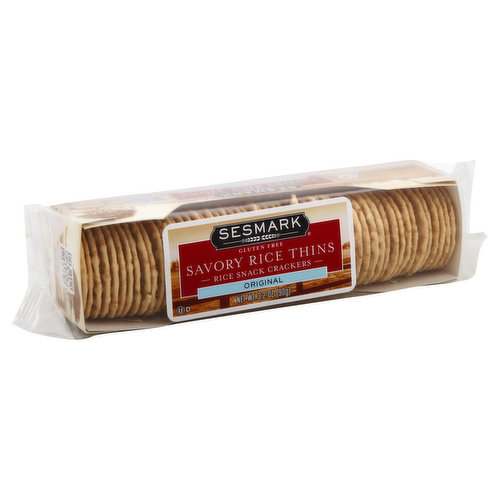 Sesmark Rice Thins, Savory, Original